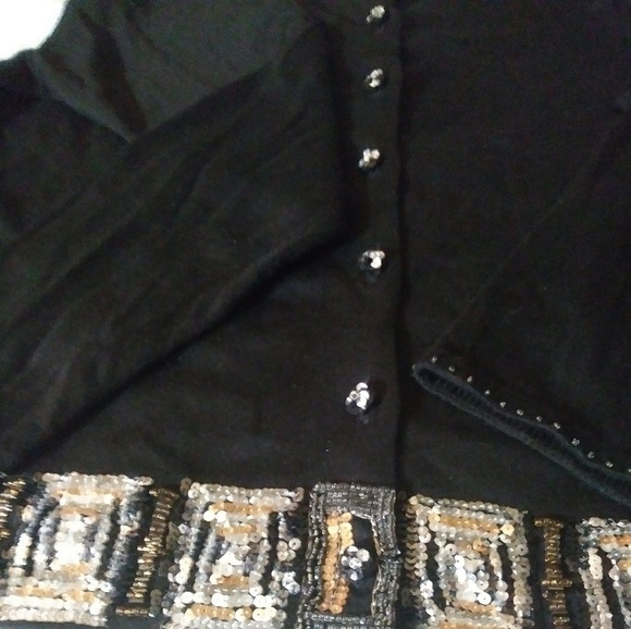 Michael Simon Embellished Cardigan😍Vintage🌷 - Picture 3 of 6